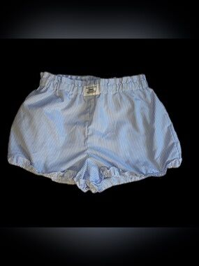 SHEIN Size: XL Women’s Flowy Blue and White Ruffled Shorts